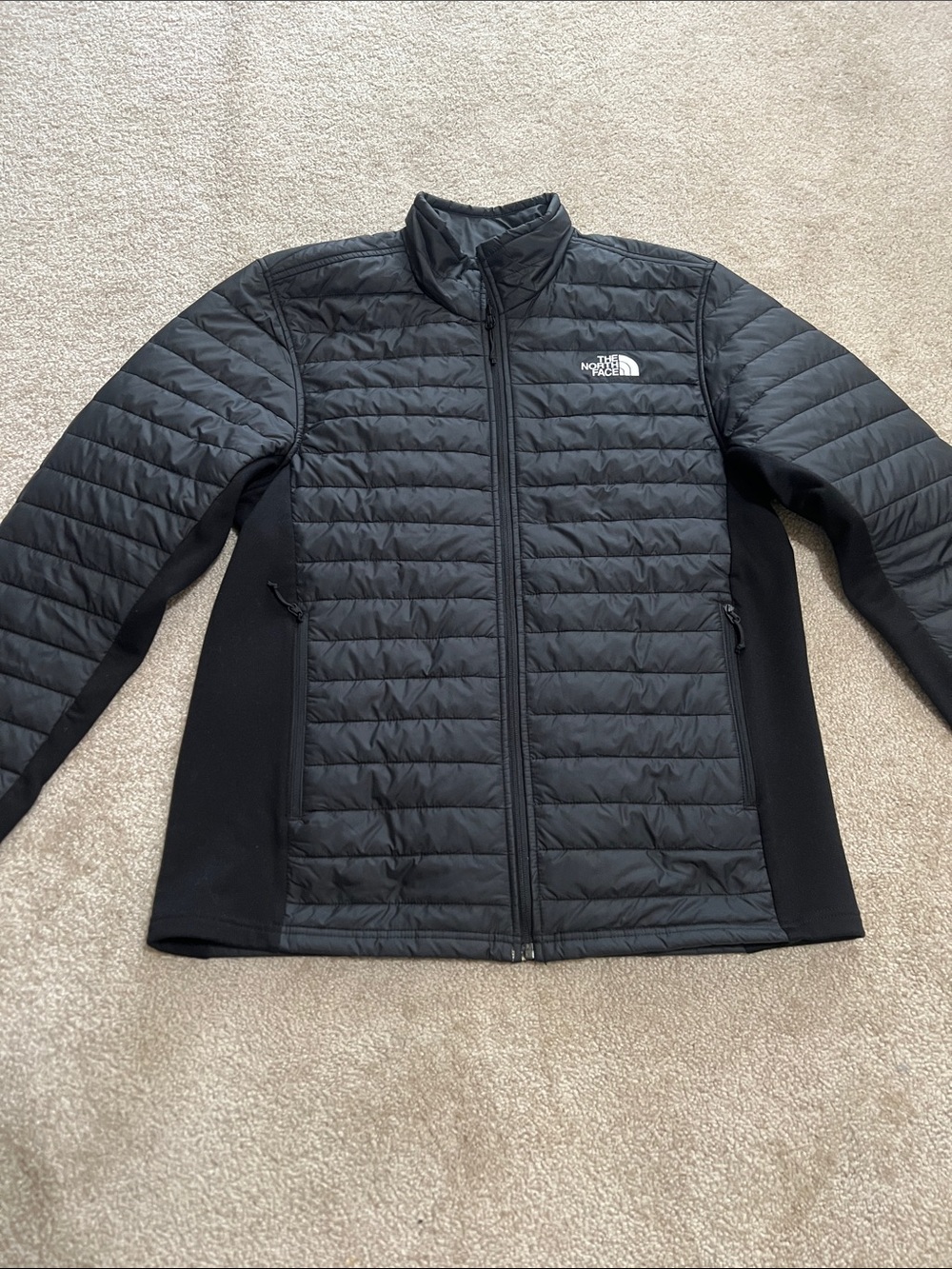 The North Face Black Quilted Hybrid Jacket
